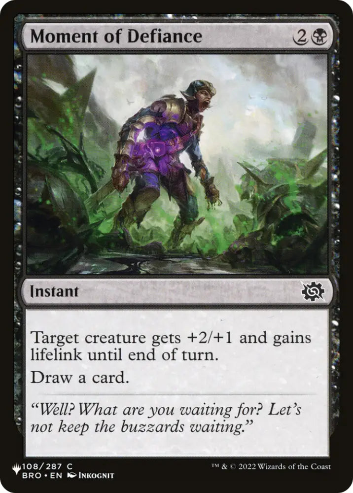 Moment of Defiance [The List] - MTG Single