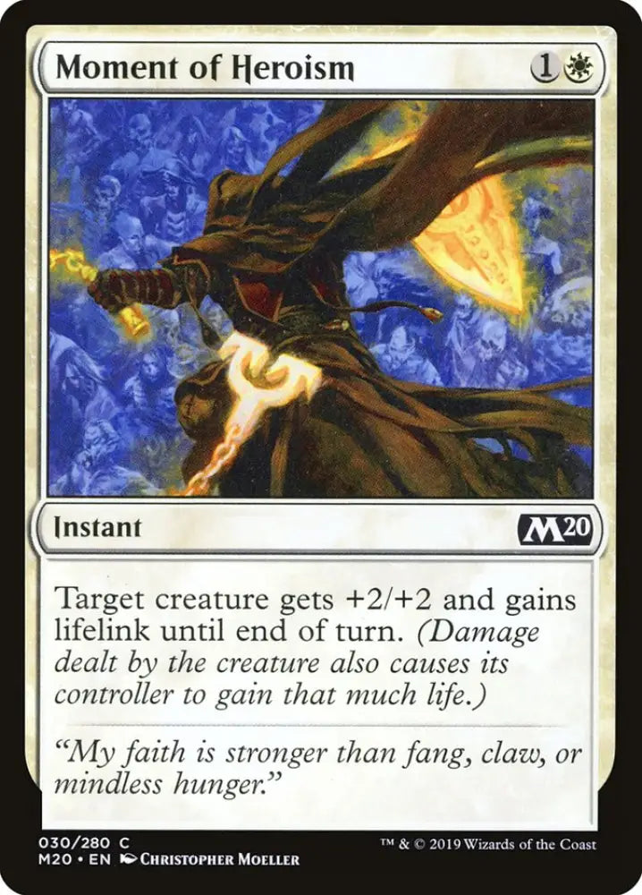 Moment of Heroism [Core Set 2020] - MTG Single