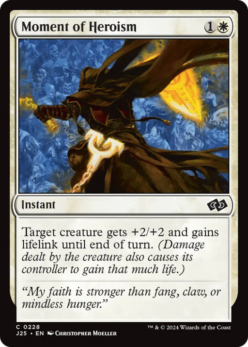 Moment of Heroism [Foundations Jumpstart] - MTG Single