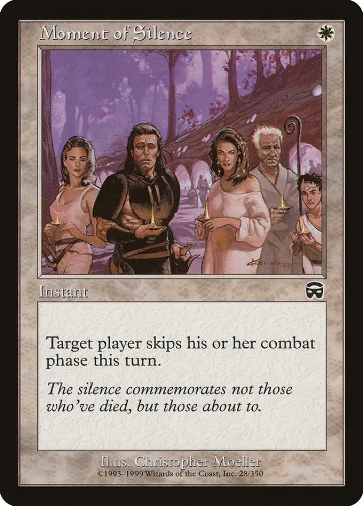 Moment of Silence [Mercadian Masques] - MTG Single