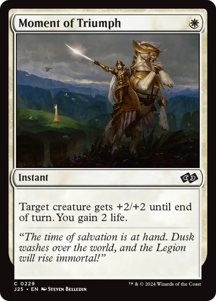 Moment of Triumph [Foundations Jumpstart] - MTG Single