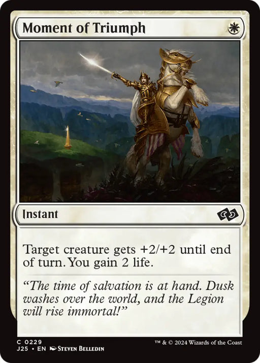Moment of Triumph [Foundations Jumpstart] - MTG Single