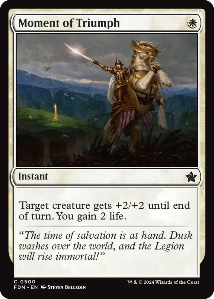 Moment of Triumph [Foundations] - MTG Single