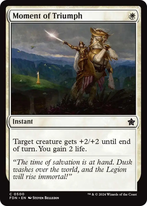 Moment of Triumph [Foundations] - MTG Single
