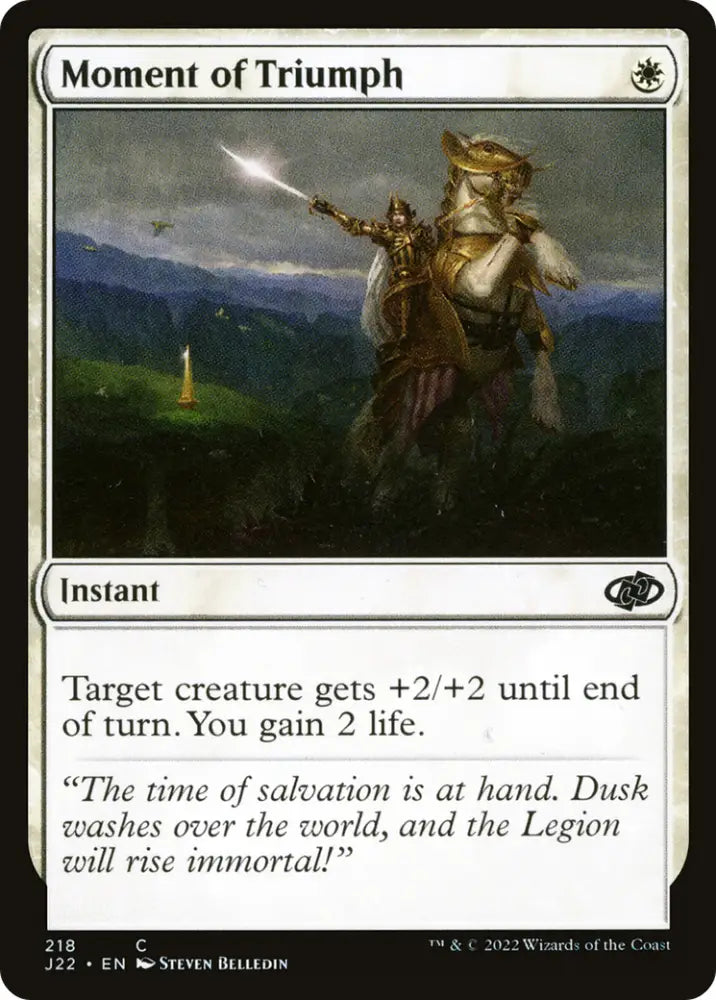 Moment of Triumph [Jumpstart 2022] - MTG Single