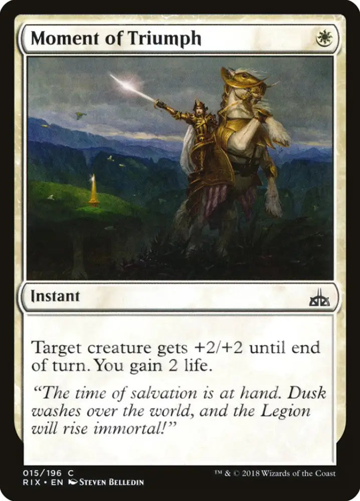 Moment of Triumph [Rivals of Ixalan] - MTG Single
