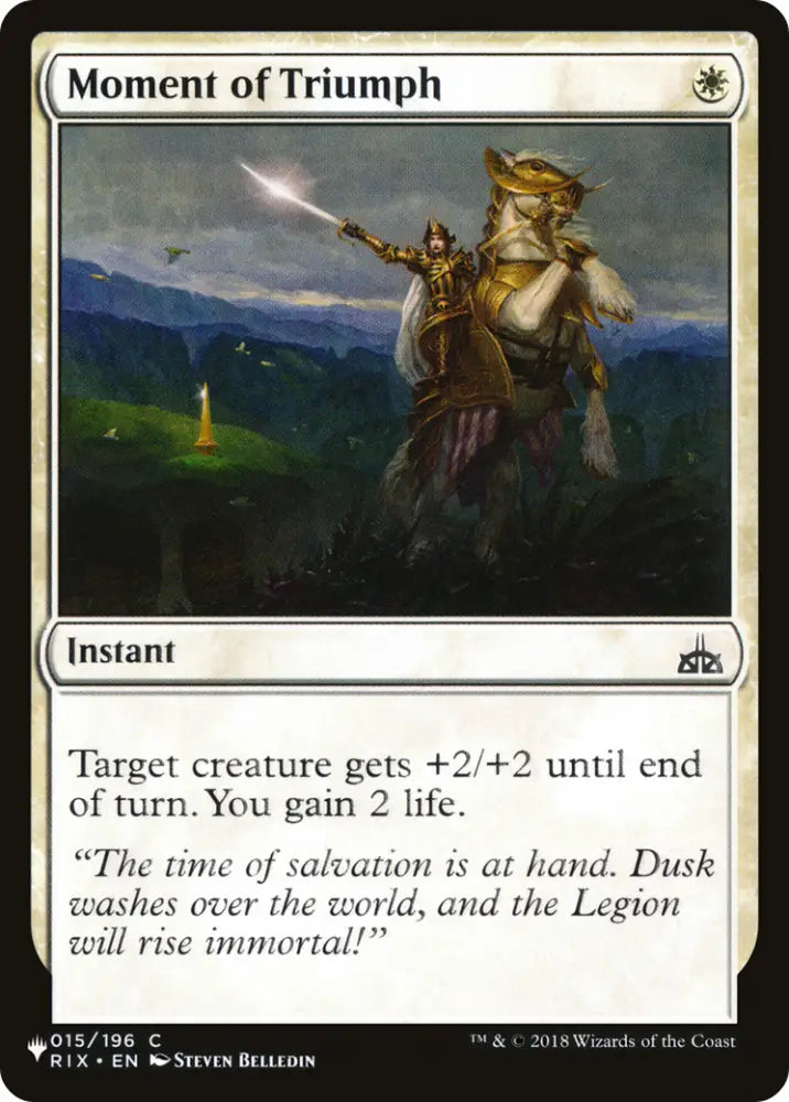 Moment of Triumph [The List] - MTG Single