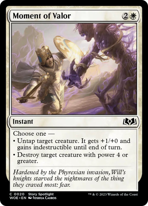 Moment of Valor [Wilds of Eldraine] - MTG Single