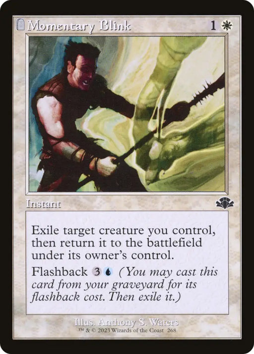 Momentary Blink (Retro) [Dominaria Remastered] - MTG Single
