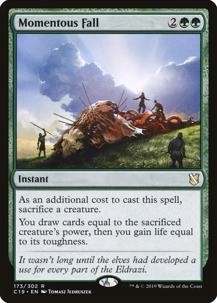 Momentous Fall [Commander 2019] - MTG Single