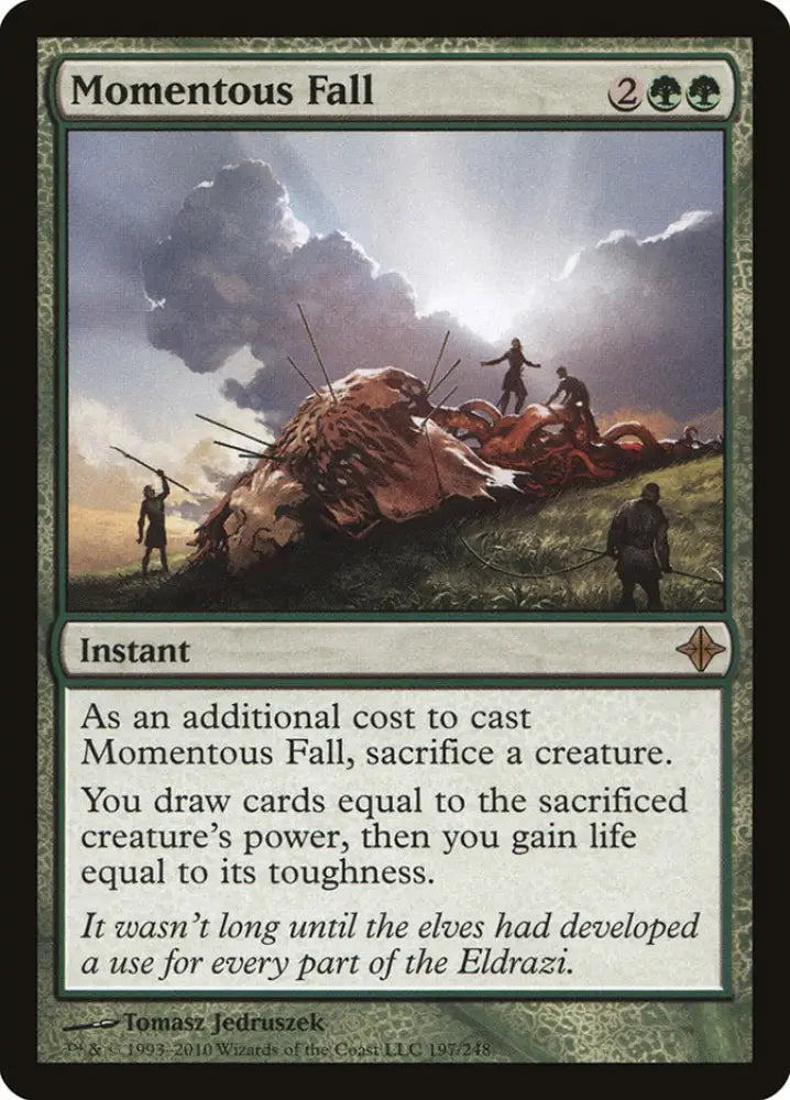 Momentous Fall [Rise of the Eldrazi] - MTG Single