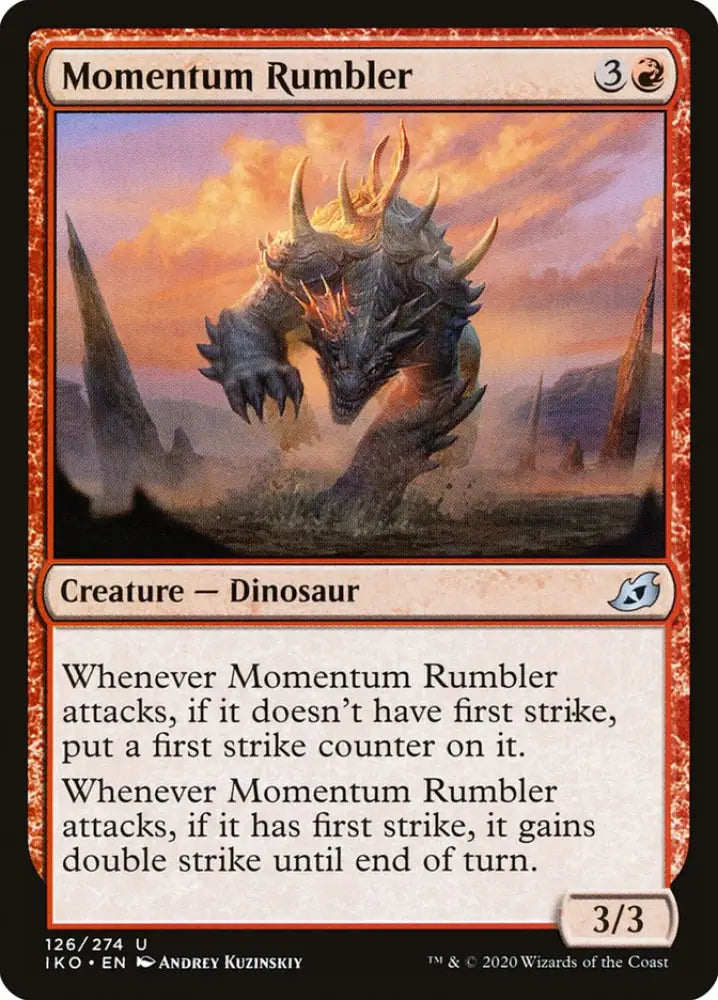 Momentum Rumbler [Ikoria: Lair of Behemoths] - MTG Single