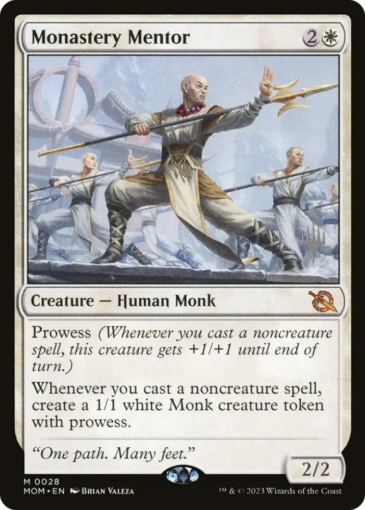 Monastery Mentor (Promo Pack) [March of the Machine Promos] - MTG Single