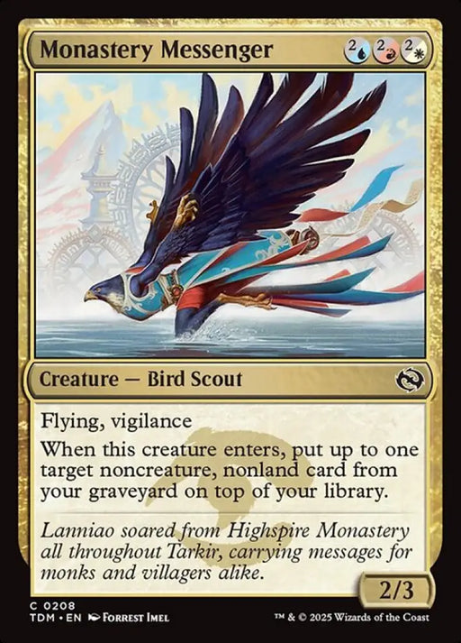 Monastery Messenger (208) [Tarkir: Dragonstorm]