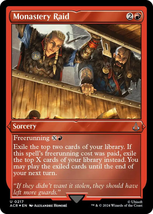 Monastery Raid (Foil Etched) [Assassin’s Creed] - MTG Single