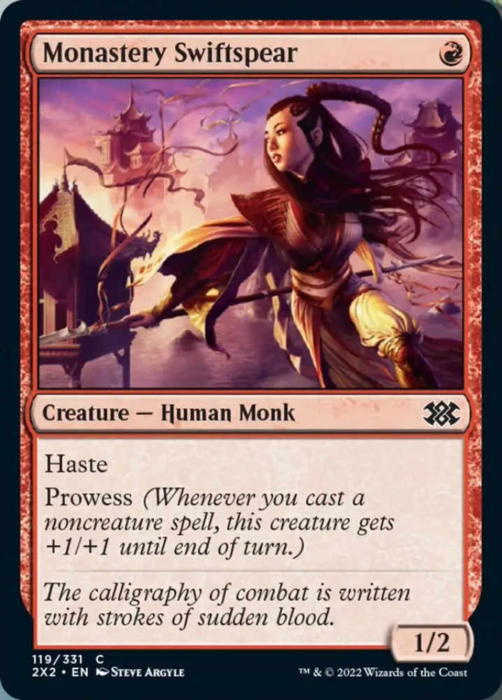 Monastery Swiftspear [Double Masters 2022] - MTG Single