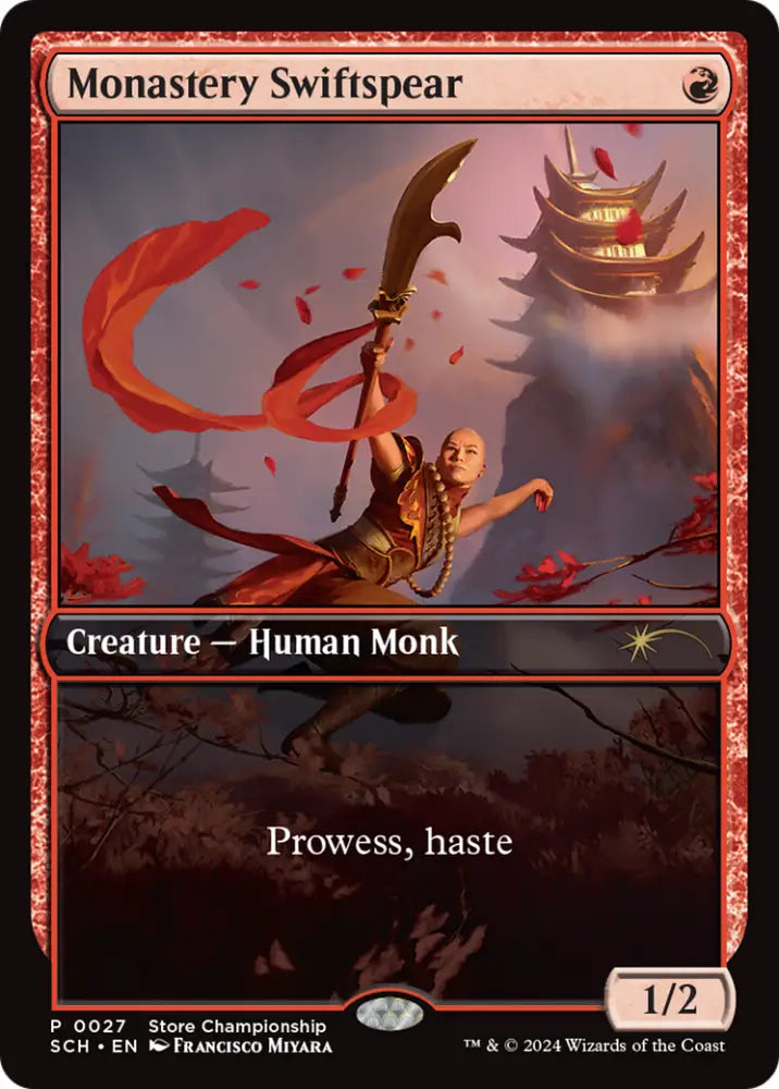 Monastery Swiftspear [Store Championships 2024] - MTG Single