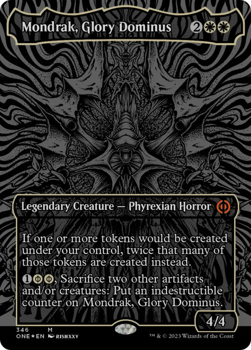 Mondrak Glory Dominus (Oil Slick Raised Foil) [Phyrexia: All Will Be One] - MTG Single