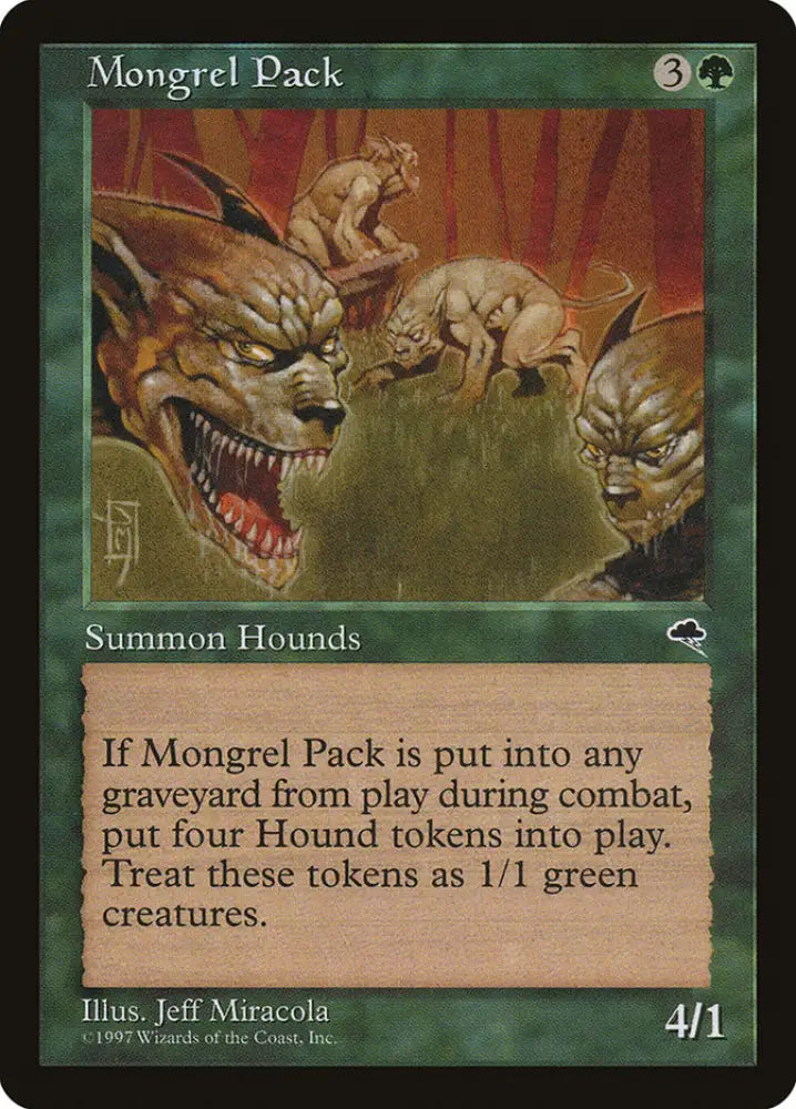 Mongrel Pack [Tempest] - MTG Single