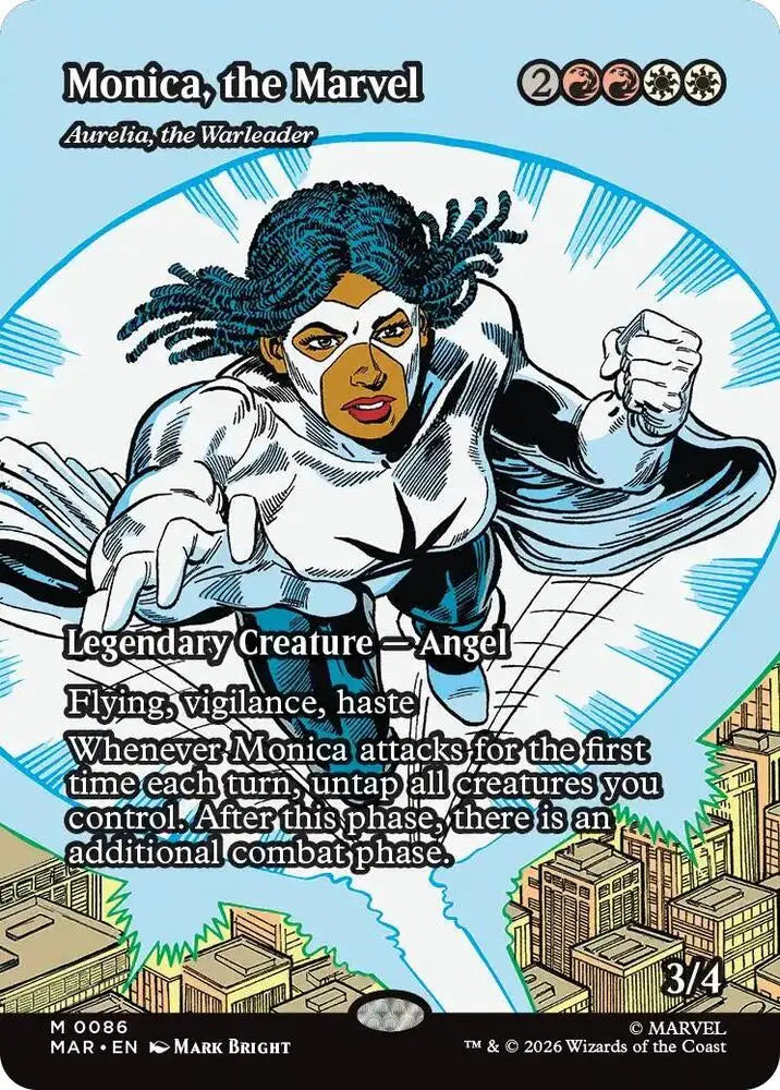 Monica, the Marvel - Aurelia, the Warleader (Borderless) (86) [Marvel Universe Eternal-Legal]