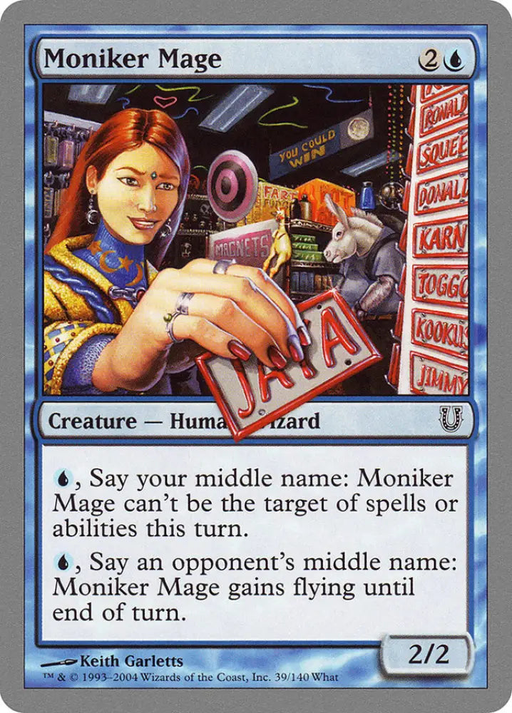 Moniker Mage [Unhinged] - MTG Single