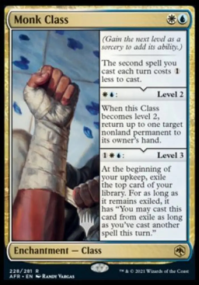 Monk Class (Promo Pack) [Dungeons & Dragons: Adventures in the Forgotten Realms Promos] - MTG Single