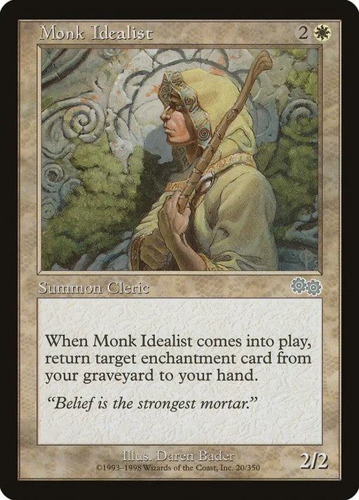 Monk Idealist [Urza’s Saga] - MTG Single