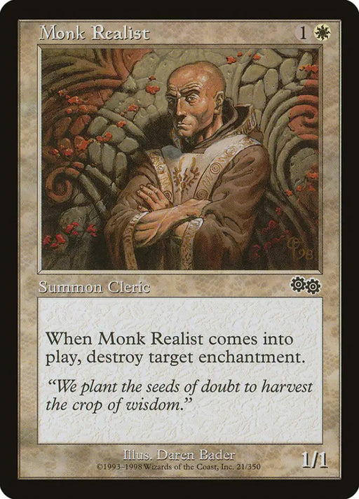 Monk Realist [Urza’s Saga] - MTG Single