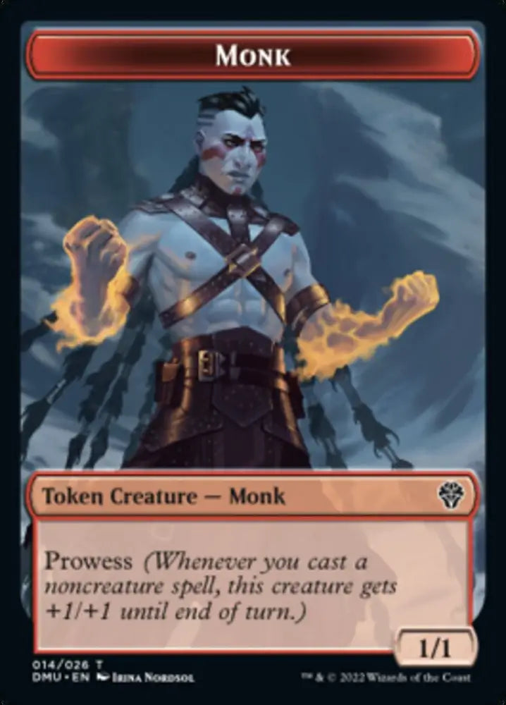 Monk Token [Dominaria United Tokens] - MTG Single