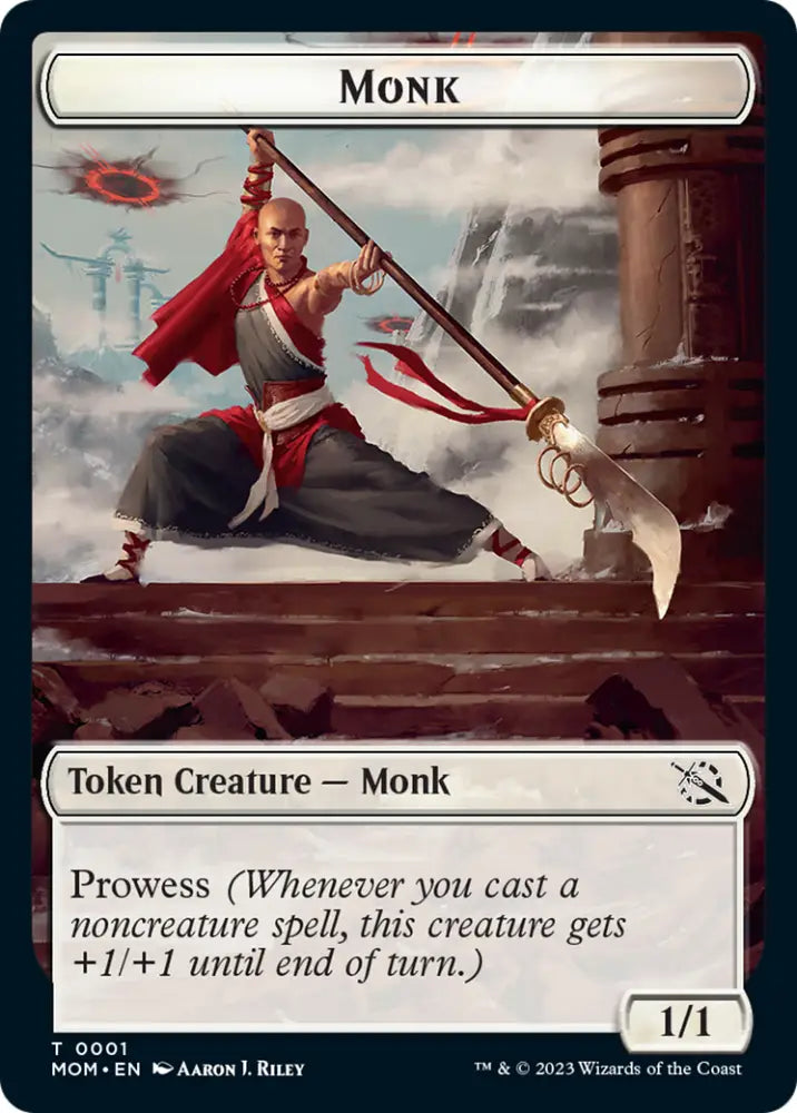 Monk Token [March of the Machine Tokens] - MTG Single