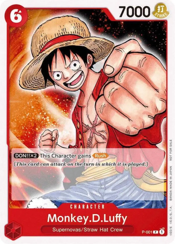 Monkey.D.Luffy (001) (P-001) [One Piece Demo Deck Cards]