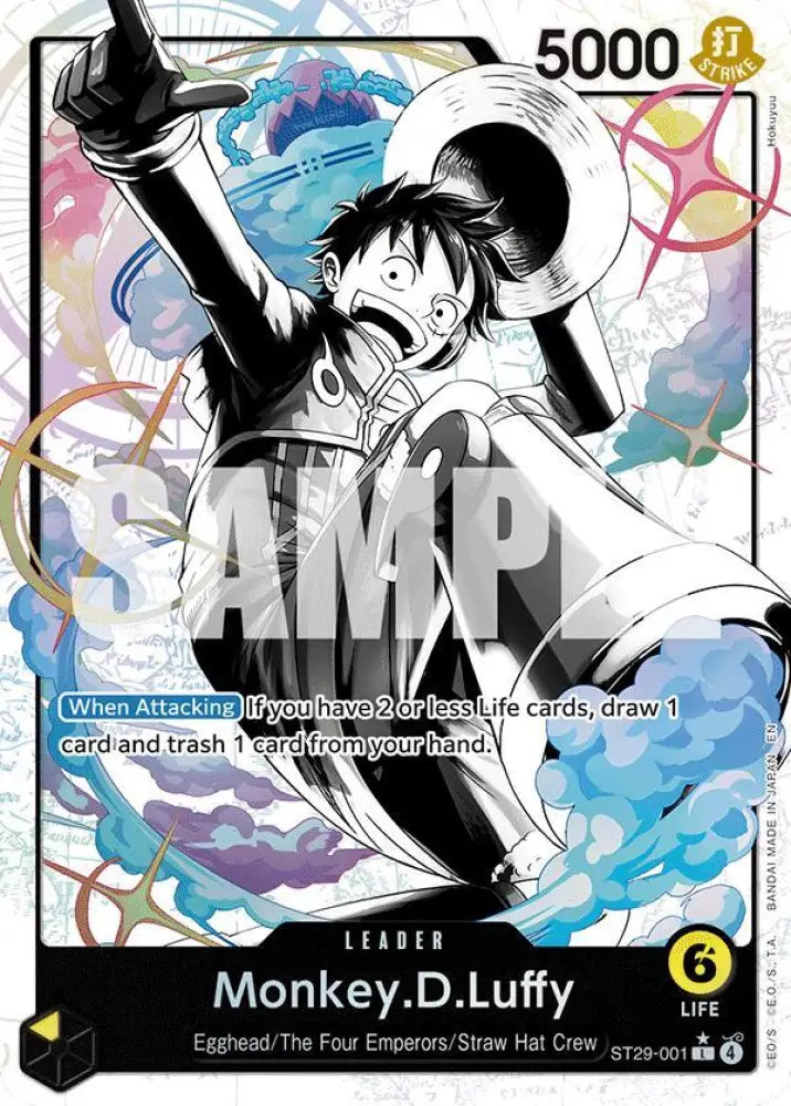 Monkey.D.Luffy (001) (Parallel) (ST29-001) [Starter Deck 29: Egghead]