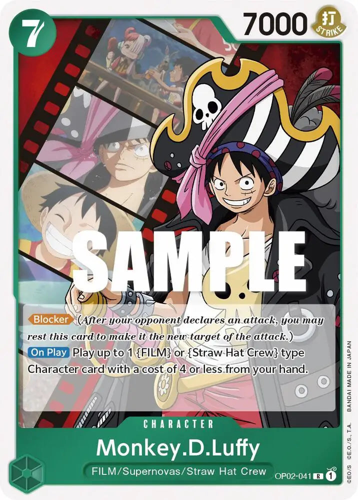 Monkey.D.Luffy (041) (OP02-041) [Paramount War]