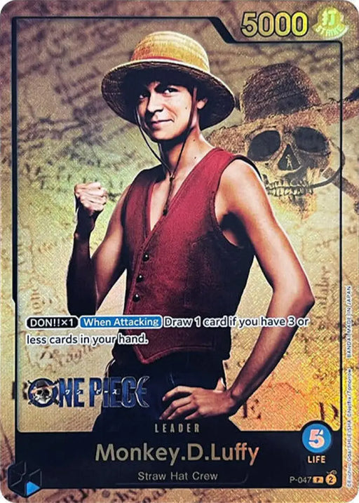 Monkey.D.Luffy (047) (Premium Card Collection -Live Action Edition-) (P-047) [One Piece Promotion Cards]