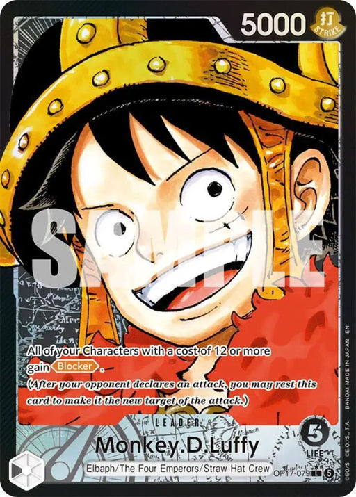 Monkey.D.Luffy (Alternate Art) (OP17-079) [The World's Strongest Warriors]