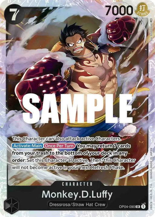 Monkey.D.Luffy (090) (OP04-090) [Kingdoms of Intrigue]