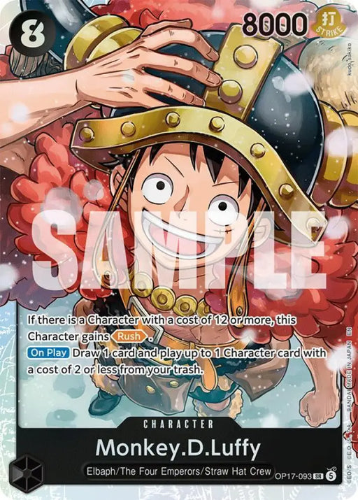 Monkey.D.Luffy (093) (OP17-093) [The World's Strongest Warriors]