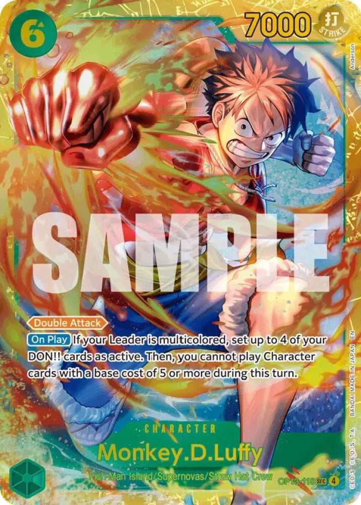 Monkey.D.Luffy (118) (OP13-118) [Carrying On His Will]