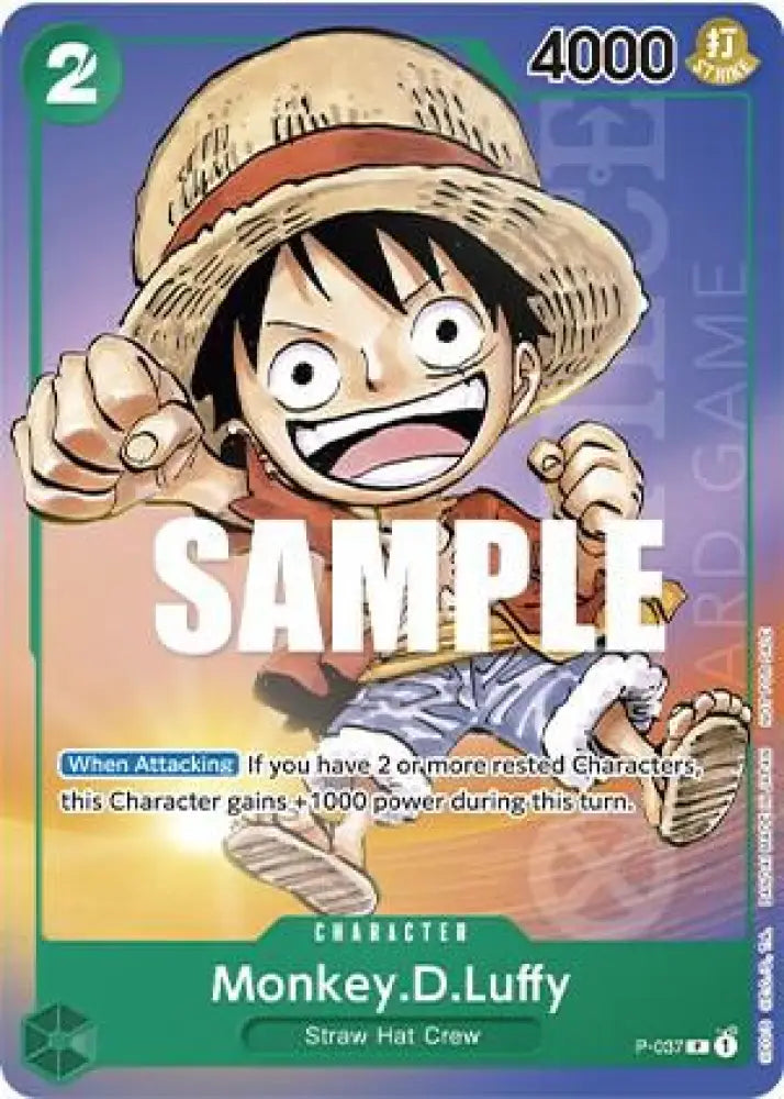 Monkey.D.Luffy (Anime Expo 2023) (P-037) [One Piece Promotion Cards]