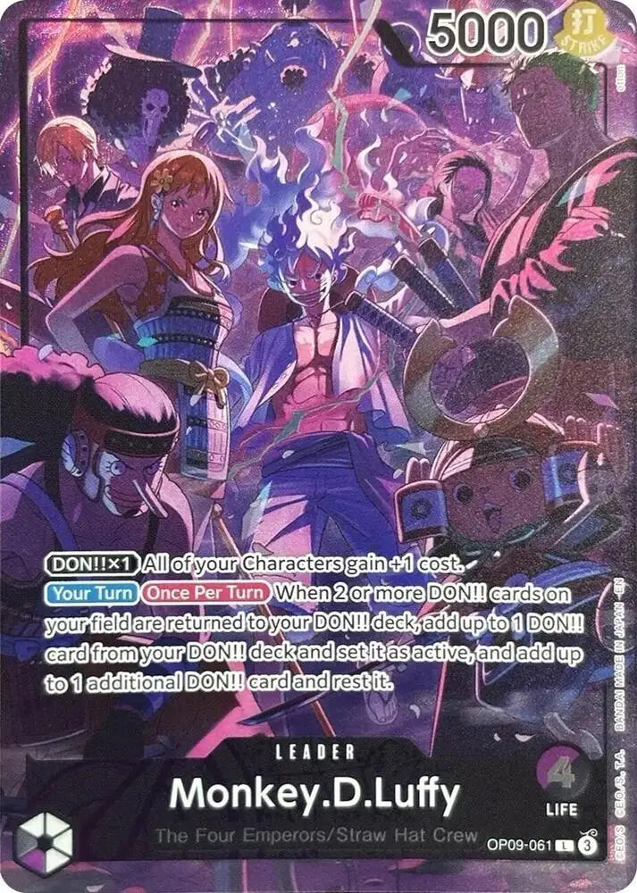 Monkey.D.Luffy (English Version 2nd Anniversary Set) (OP09-061) [One Piece Promotion Cards]