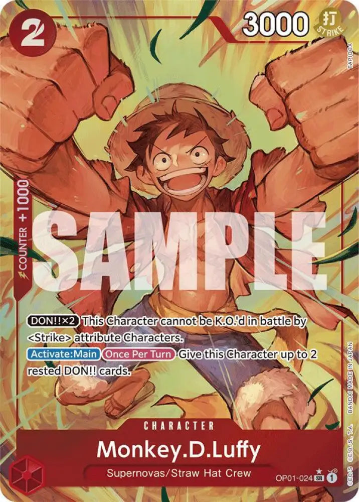 Monkey.D.Luffy (OP01-024) (Alternate Art) [Premium Booster -The Best-]