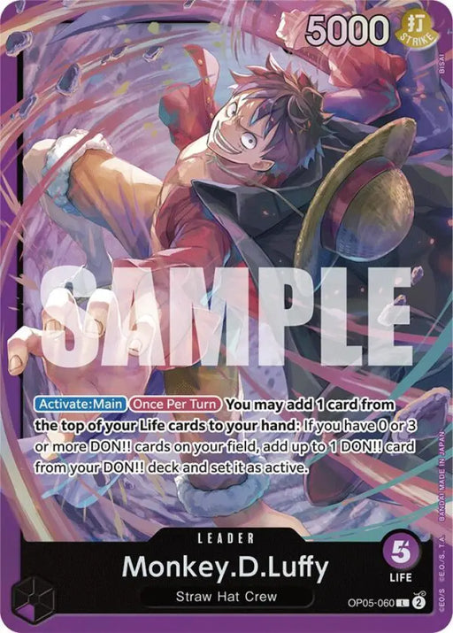 Monkey.D.Luffy (OP05-060) [Starter Deck 18: PURPLE Monkey.D.Luffy]