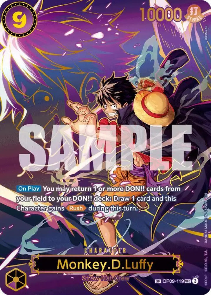 Monkey.D.Luffy - OP09-119 (SP) [Carrying On His Will]