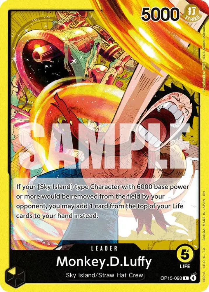 Monkey.D.Luffy (OP15-098) [Adventure on Kami's Island]