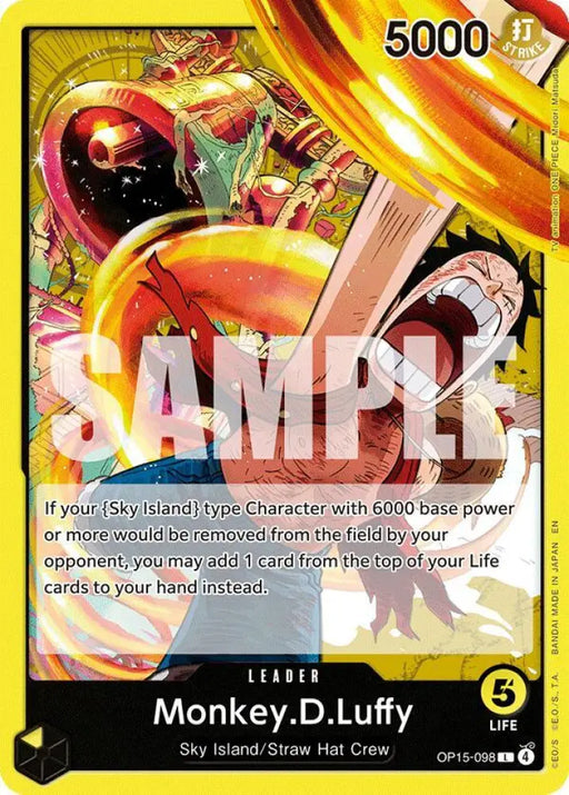 Monkey.D.Luffy (OP15-098) [Adventure on Kami's Island]