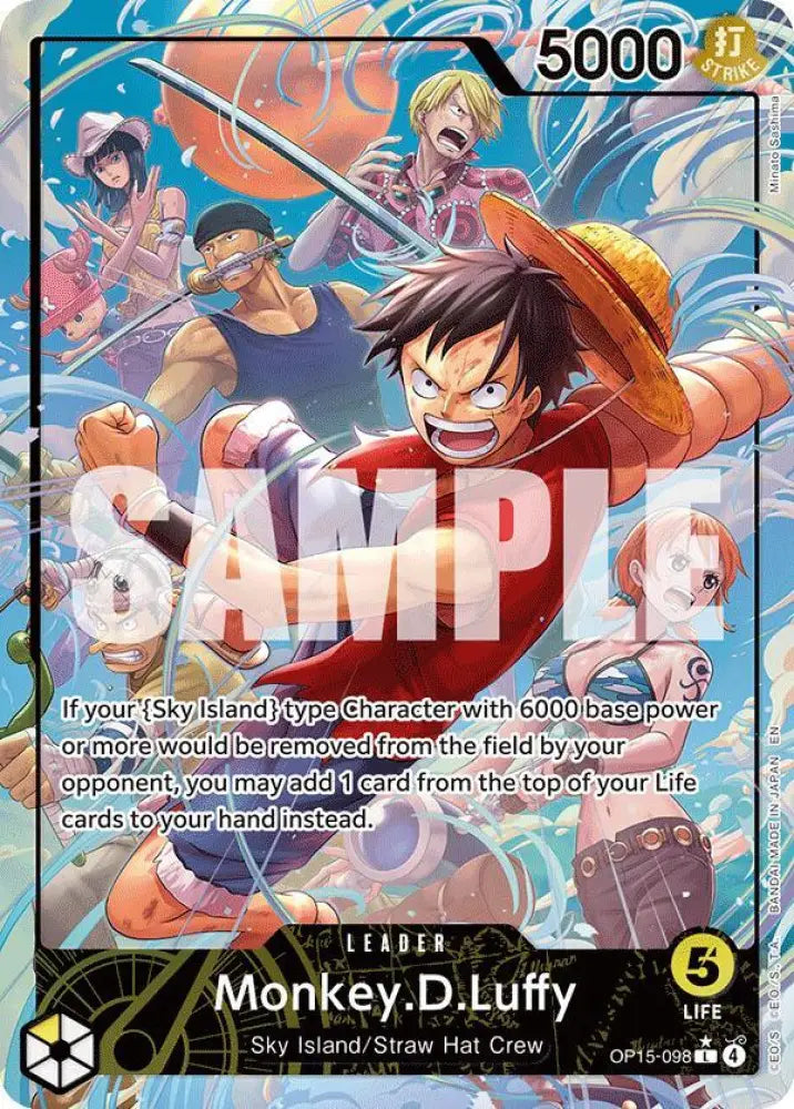 Monkey.D.Luffy (OP15-098) (Alternate Art) [Adventure on Kami's Island]