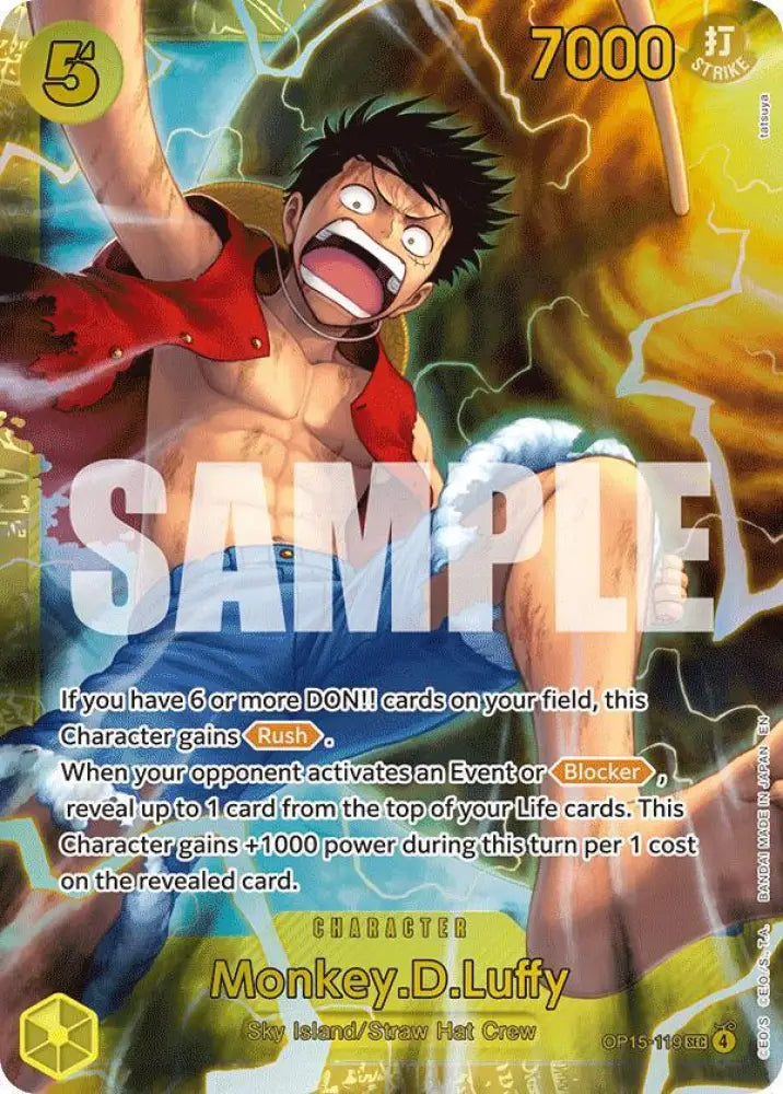 Monkey.D.Luffy (OP15-119) [Adventure on Kami's Island]