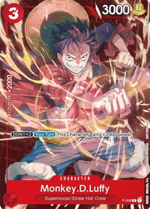 Monkey.D.Luffy - P-006 (Retail Promo) [One Piece Promotion Cards]