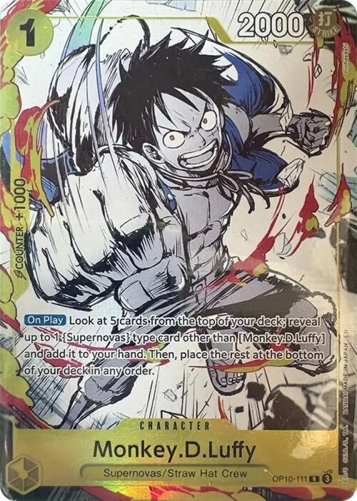 Monkey.D.Luffy (Premium Card Collection -6 assort vol.1-) (OP10-111) [One Piece Promotion Cards]
