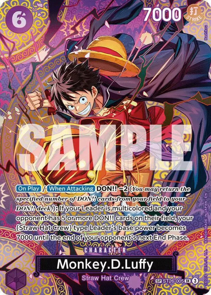 Monkey.D.Luffy (SP) (ST26-005) [Adventure on Kami's Island]